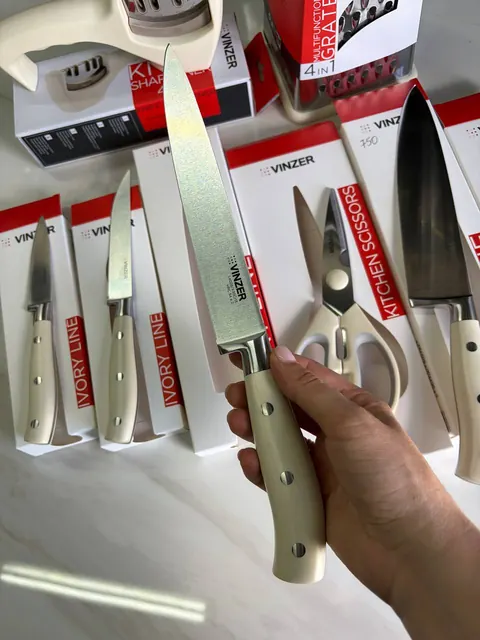 Ніж зубчастий Vinzer, лезо 20.3 см