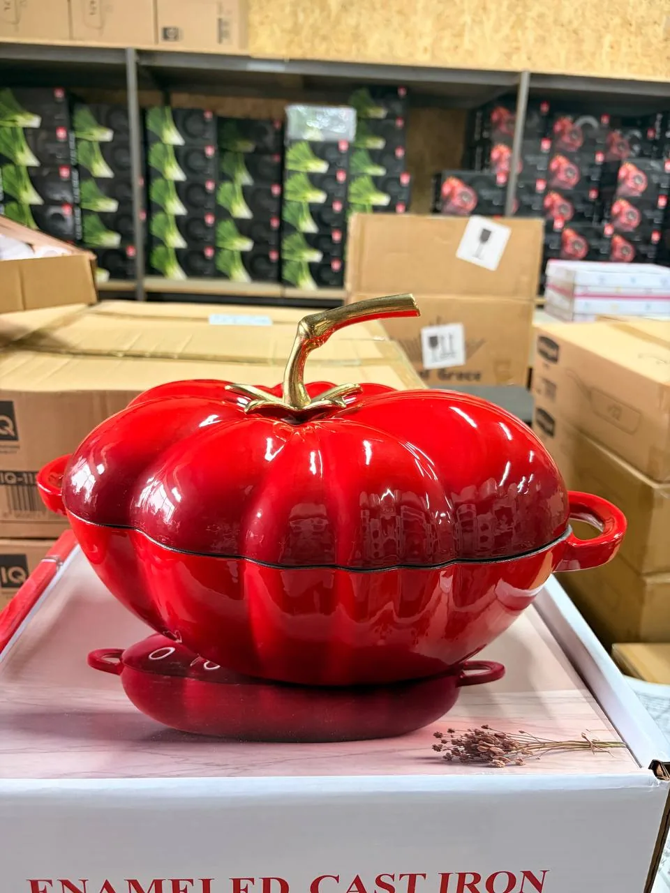 Чавунна каструля помідора, 2.5 л