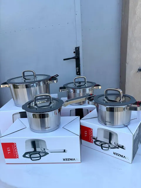 Каструлі Vinzer з нержавійки 18/10